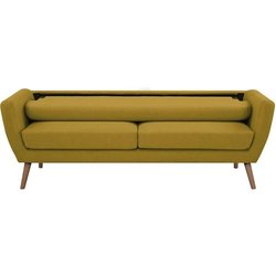 3-Sitzer-Sofa LILLY - Senfgelb - 193 x 79 x 86 cm - SENHO