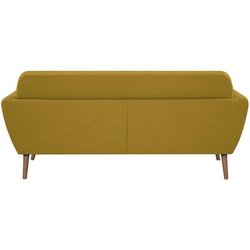 3-Sitzer-Sofa LILLY - Senfgelb - 193 x 79 x 86 cm - SENHO