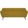 3-Sitzer-Sofa LILLY - Senfgelb - 193 x 79 x 86 cm - SENHO