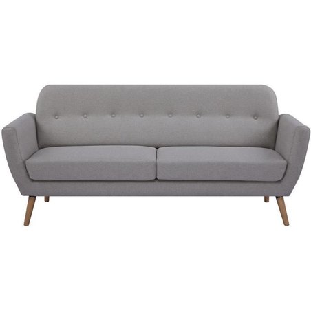 Sofa - 3 Plätze - LILLY - Beiger Stoff - 193 x 79 x 86 cm - SENHO