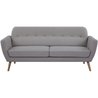 Sofa - 3 Plätze - LILLY - Beiger Stoff - 193 x 79 x 86 cm - SENHO
