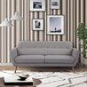 Sofa - 3 Plätze - LILLY - Beiger Stoff - 193 x 79 x 86 cm - SENHO