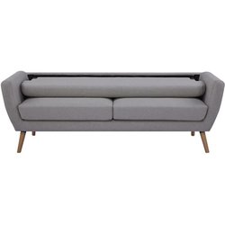 Sofa - 3 Plätze - LILLY - Beiger Stoff - 193 x 79 x 86 cm - SENHO