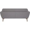 Sofa - 3 Plätze - LILLY - Beiger Stoff - 193 x 79 x 86 cm - SENHO