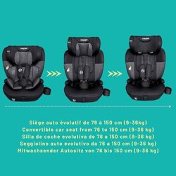 Seggiolino auto con cintura - NANIA - TORINO - Gruppo 1/2/3 - I-size -