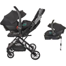 NANIA - Passeggino combinato 2 in 1 con seggiolino auto Rimini + base 