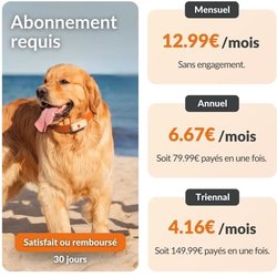 GPS tracker for dogs - Weenect XS (White Edition 2023)