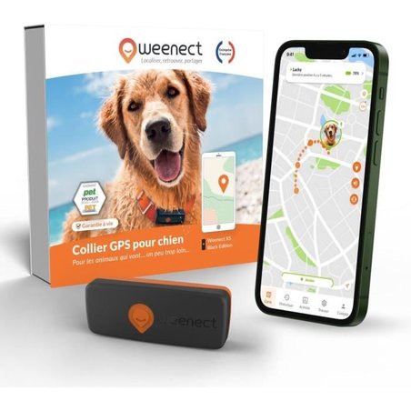 GPS tracker for dogs - Weenect XS (Black Edition 2023)