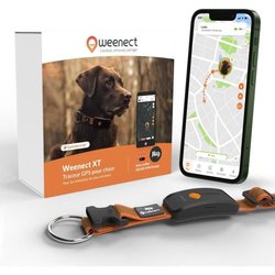 Collare GPS per cani - WEENECT Dog XT - Antenna XL - Impermeabile - Co