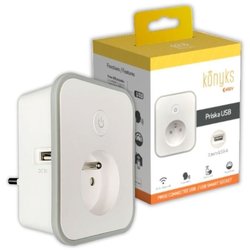 Konyks Priska USB - Wi-Fi + Bluetooth 16A socket with 2 USB-A sockets 