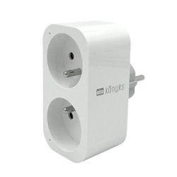 Dubbel stopcontact - KONYKS - Priska Duo FR - Wi-Fi + Bluetooth