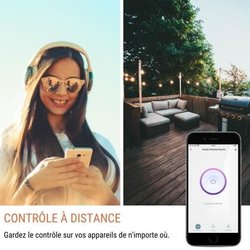 Außensteckdose  KONYKS  Pluviose FR  WLAN  Weiß