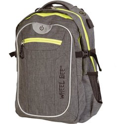 Wheel Bee Revolution Kinderrucksack, 46 cm, 30 Liter, Grau  950022