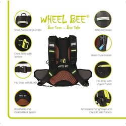 Backpack - Bike - SCHILDKRÖT - LED + USB port + Headphone output inclu