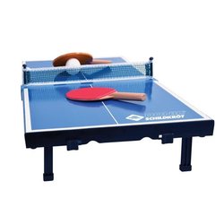 Set mini table de ping pong - SCHILDKRÖT - Mini-table 68x33x9 cm - 2 m