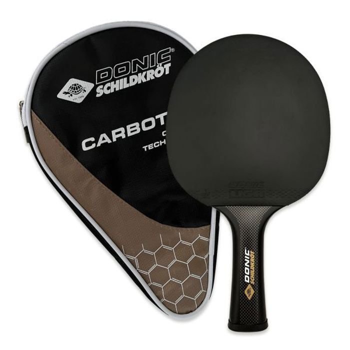 Raqueta de tenis de mesa - Schildkröt - 758221 - 100% carbono - Goma L
