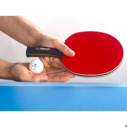 Raqueta de tenis de mesa - Schildkröt - 758221 - 100% carbono - Goma L