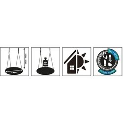 Columpio - SCHILDKRÖT - Nido de pájaro 90cm