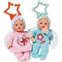 Baby Born - 2 Poupées chiffons Anges - 18cm - Peut se fixer - Hochet i