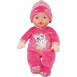 BABY BORN - Poupée Sleepy - Poupée douce avec hochet intégré - Rose - 