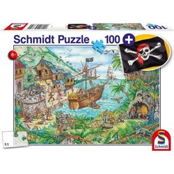 Nel Bay Pirate - con aggiunta (flag pirate) - 100 pezzi - Schmidt Spie