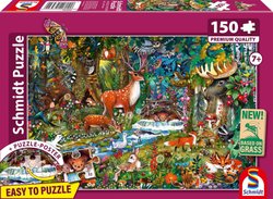Puzzle - SCHMIDT SPIELE - Animaux des forets d Europe - 150 pieces - D