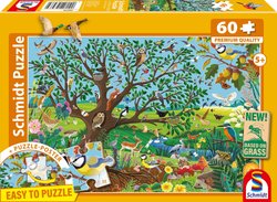 Puzzle - SCHMIDT SPIELE - Animaux dans le jardin - 60 pieces - Des 5 a