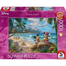 Puzzle - SCHMIDT SPIELE - DISNEY, Minnie & Mickey in Hawaii - 1000 pie