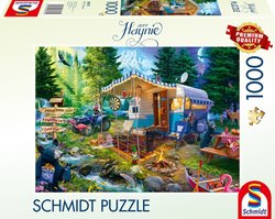 Puzzle - SCHMIDT SPIELE - La caravane dans les montagnes - 1000 pieces