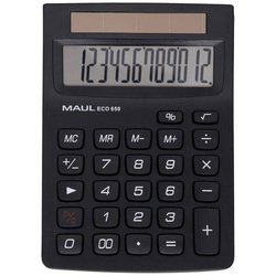 Calculatrice de bureau - MAUL - ECO 650 - 12 chiffres - Noir