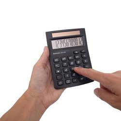 Tischrechner - MAUL - ECO 650 - 12-stellig - Schwarz