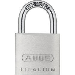Candado - ABUS - 64TI/30 Titalium - Cuerpo de aluminio - Llave paracén