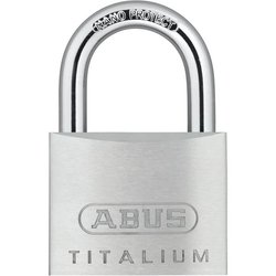 Lucchetto - ABUS - 64TI/50 Titalium - Corpo in alluminio - Chiave para