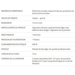 Airless pompa HEA CS350R