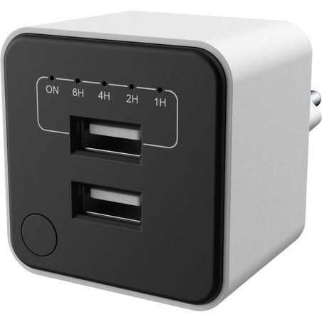 Dual USB Charger - GAO - Adjustable Timer, Auto Shutoff