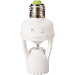 Douille E27 - GAO - Détecteur - 360°, durée ajustable, compatible LED/