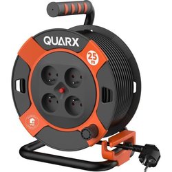 Selbstbau-Rolle - QUARX - 25m - H05VV-F 3G1,5mm² - Thermoschutzschalte