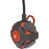 Power Globe - QUARX - IP44 - 4 Steckdosen, Schalter, 3m Kabel
