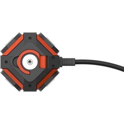 Power Globe - QUARX - IP44 - 4 Steckdosen, Schalter, 3m Kabel