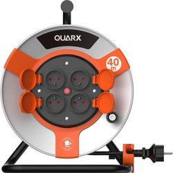 Enrouleur - QUARX - Chantier - 40m, H07RN-F. 3G2,5mm², tambour métalli