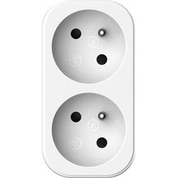 Biplite - QUARX - 2P 16A - White and light gray, NF compliant