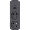 Biplite - QUARX - 2P 16A - Con USB-A e USB-C, conforme NF