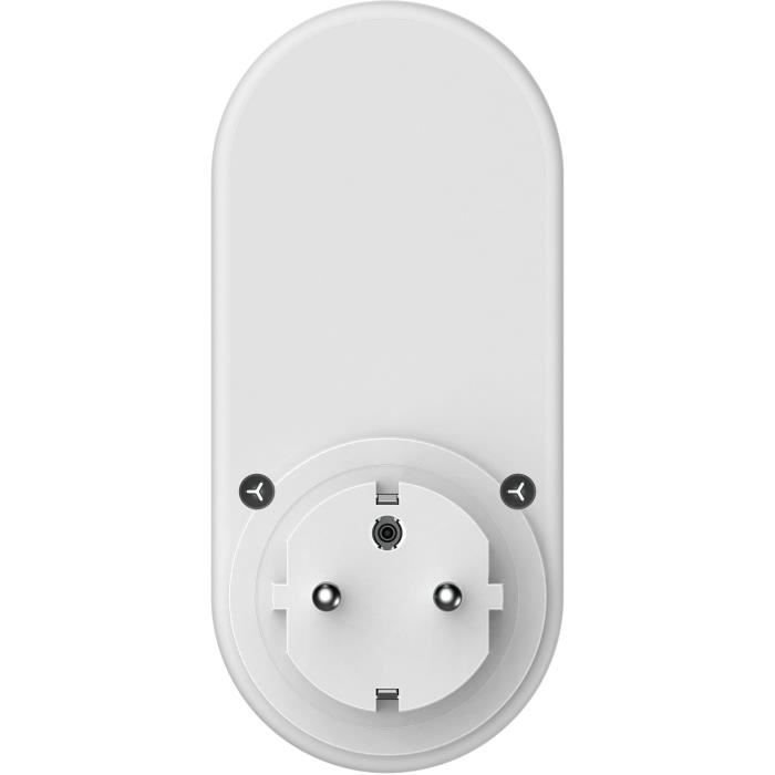 Digital programmer with clock - GAO - 1800 W - LCD screen - White