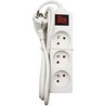Unidad doméstica - GAO - 3 tomas 2P+T - Con interruptor, conforme a NF