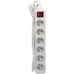 Household unit - GAO - 6 sockets - With switch, 1.4m cable, child prot