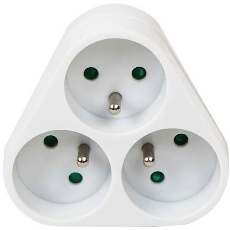 Triplite - GAO - 3x16A - Triángulo, blanco, compatible con NF