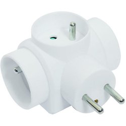 Triplite - GAO - 3x16A - Blanco, compatible con NF
