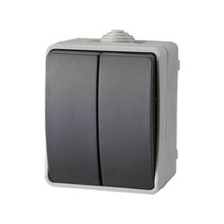 Interrupteur - Aquatop - Double va et vient - IP54 - 2 boutons - Utili