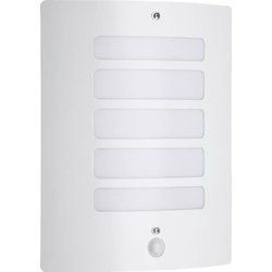TODD-Wandlamp buiten met detector H29cm Briljantwit