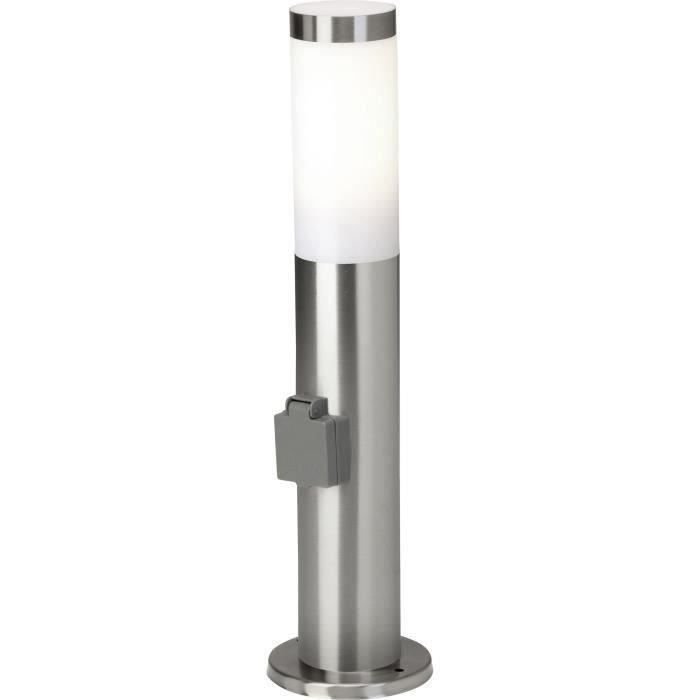 Lampada da tavolo BRILLIANT CHORUS LED - E27 - 1x10W - Colore Acciaio